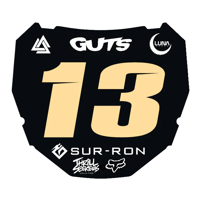 CUSTOM ODI NUMBER PLATE DECAL