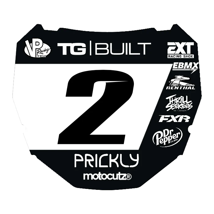 CUSTOM ODI NUMBER PLATE DECAL