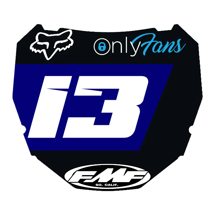 CUSTOM ODI NUMBER PLATE DECAL