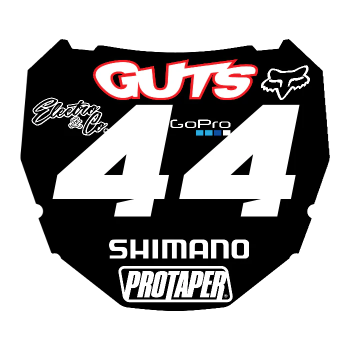 CUSTOM ODI NUMBER PLATE DECAL