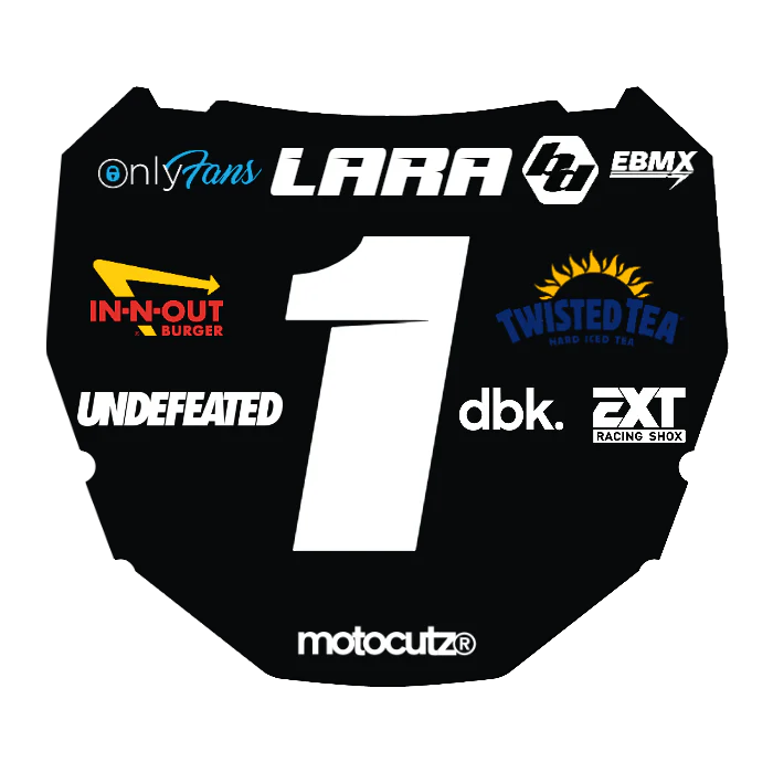 CUSTOM ODI NUMBER PLATE DECAL