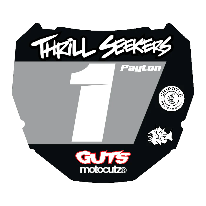 CUSTOM ODI NUMBER PLATE DECAL