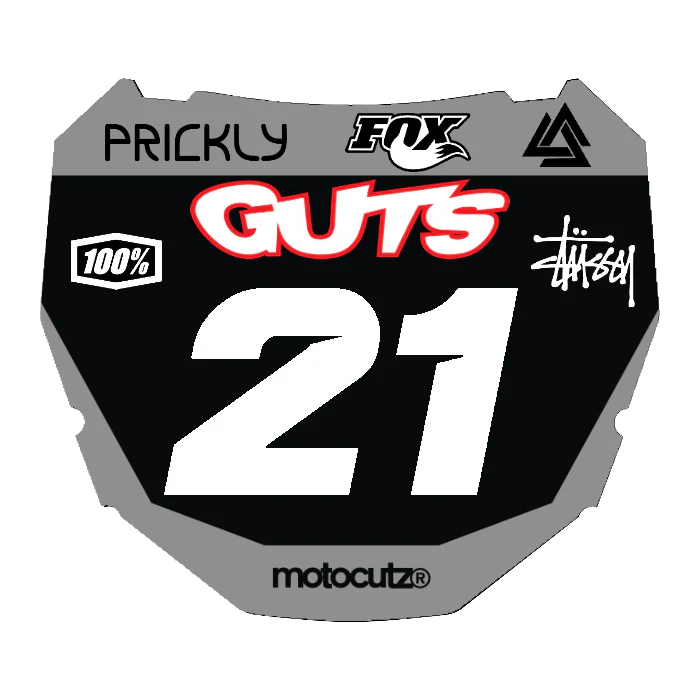 CUSTOM ODI NUMBER PLATE DECAL