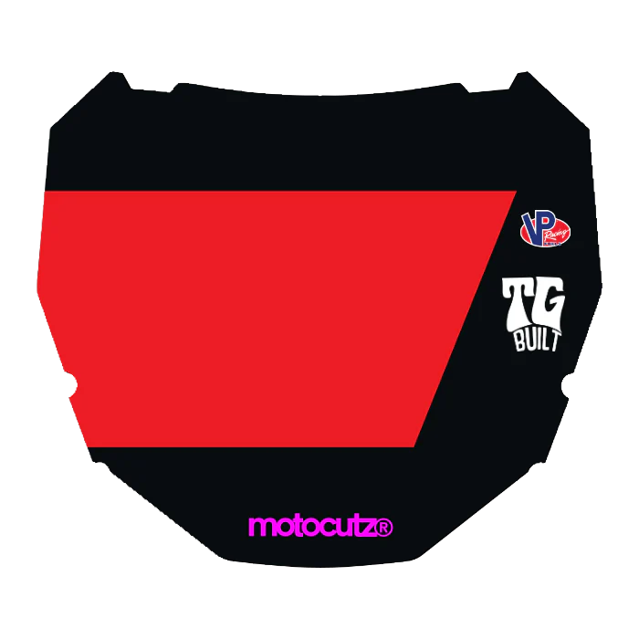 CUSTOM ODI NUMBER PLATE DECAL