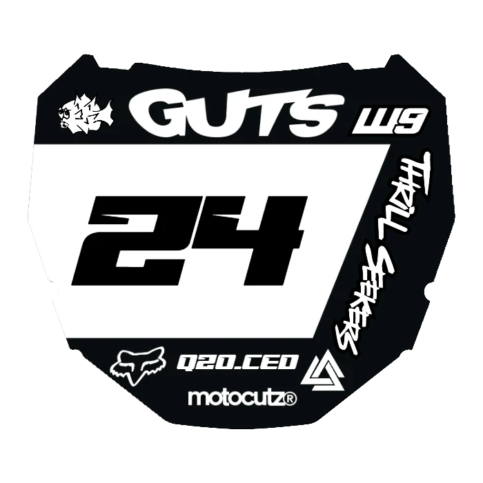 CUSTOM ODI NUMBER PLATE DECAL