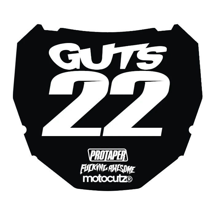CUSTOM ODI NUMBER PLATE DECAL