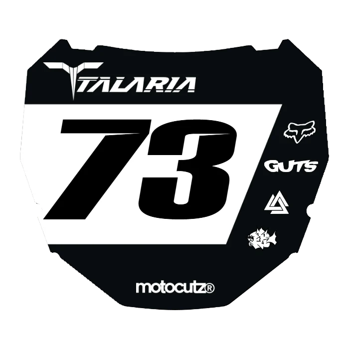 CUSTOM ODI NUMBER PLATE DECAL