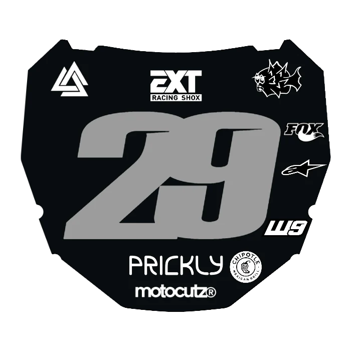 CUSTOM ODI NUMBER PLATE DECAL