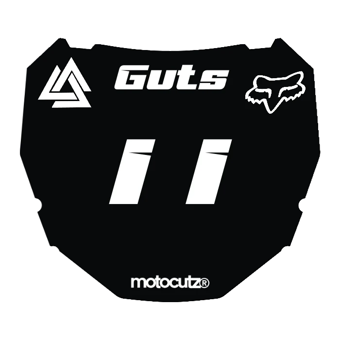 CUSTOM ODI NUMBER PLATE DECAL