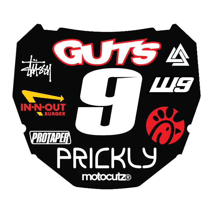CUSTOM ODI NUMBER PLATE DECAL