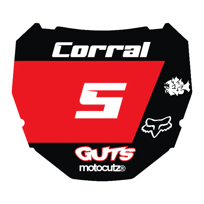 CUSTOM ODI NUMBER PLATE DECAL