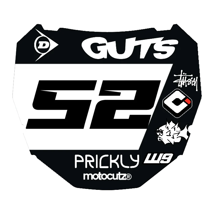 CUSTOM ODI NUMBER PLATE DECAL