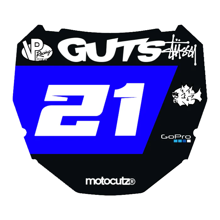 CUSTOM ODI NUMBER PLATE DECAL