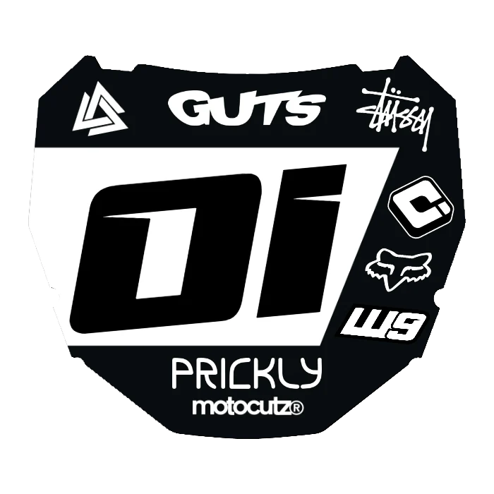CUSTOM ODI NUMBER PLATE DECAL