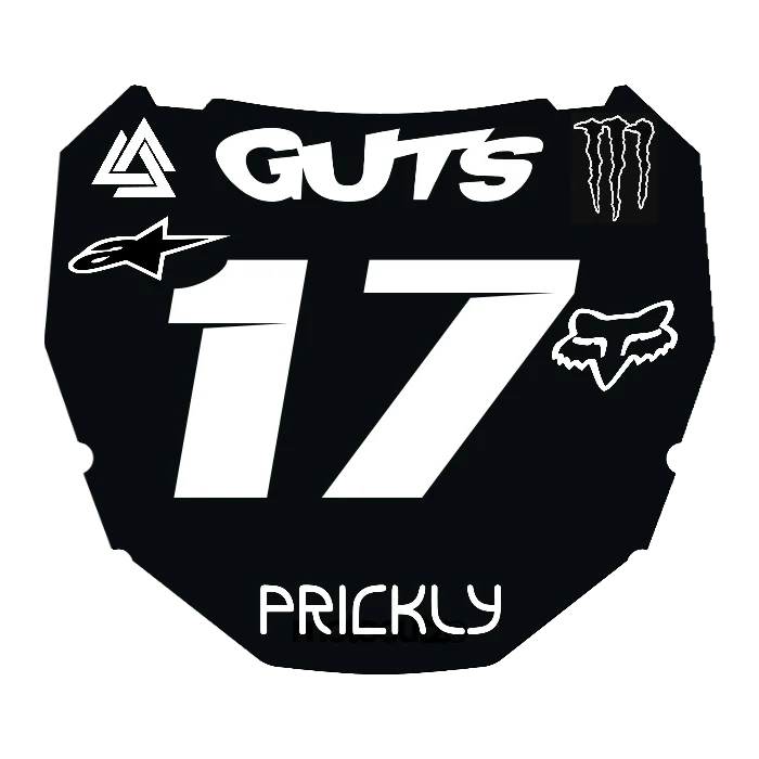 CUSTOM ODI NUMBER PLATE DECAL