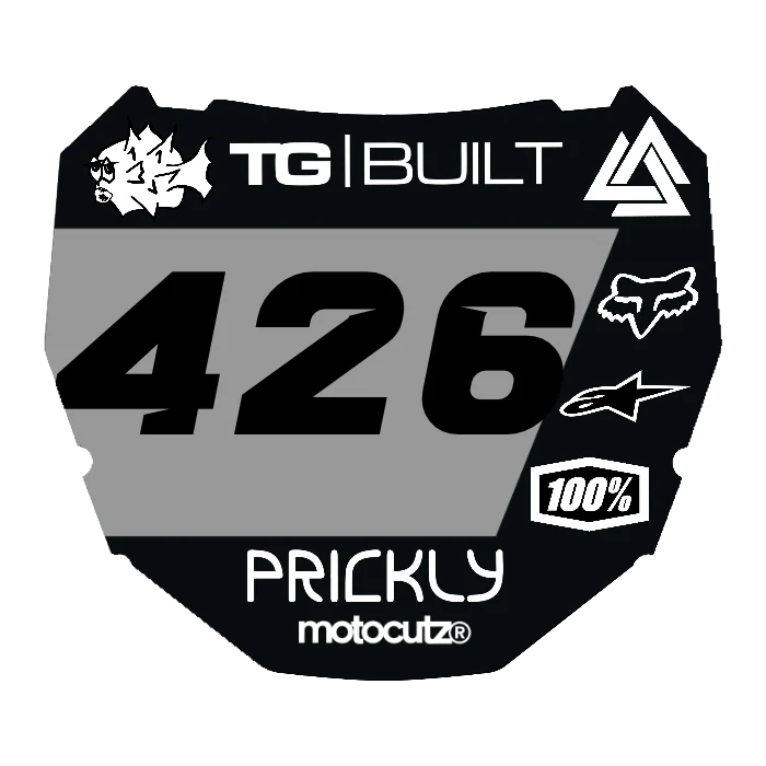 CUSTOM ODI NUMBER PLATE DECAL