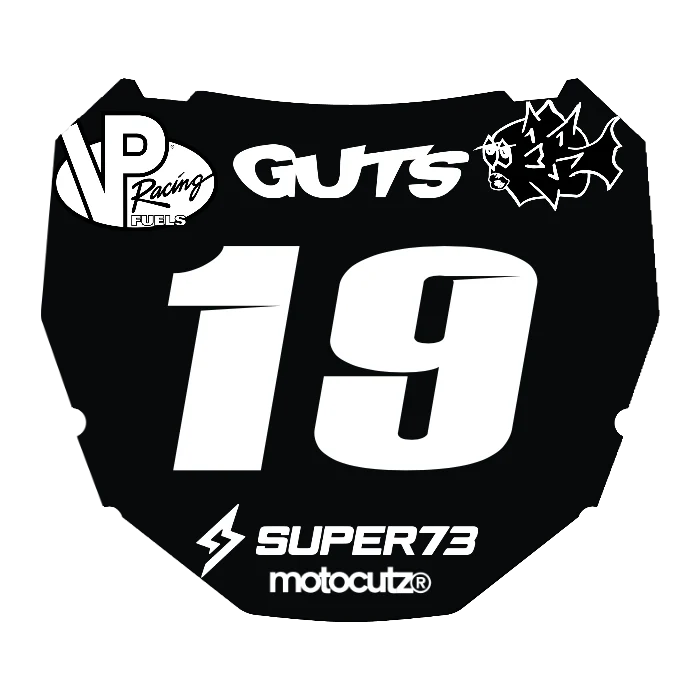 CUSTOM ODI NUMBER PLATE DECAL