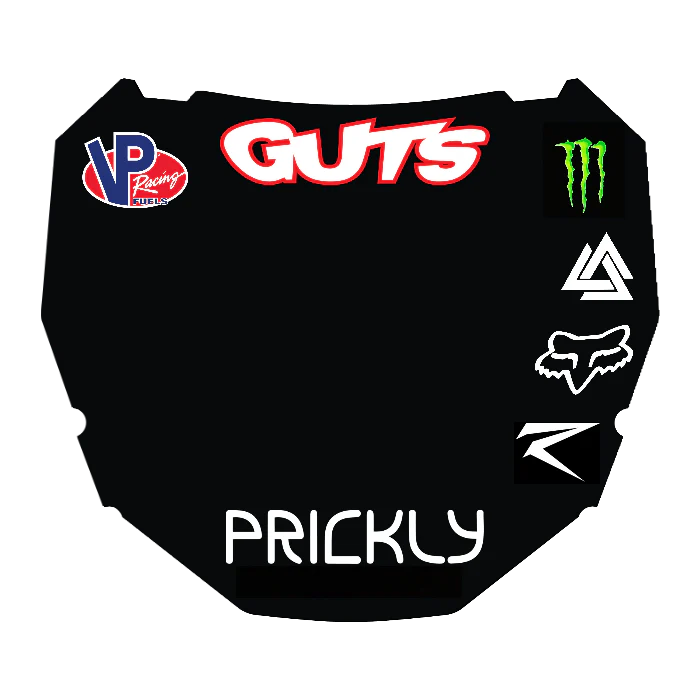CUSTOM ODI NUMBER PLATE DECAL