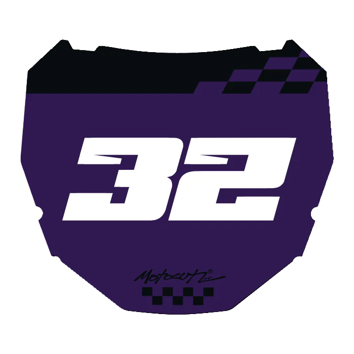 CUSTOM ODI NUMBER PLATE DECAL