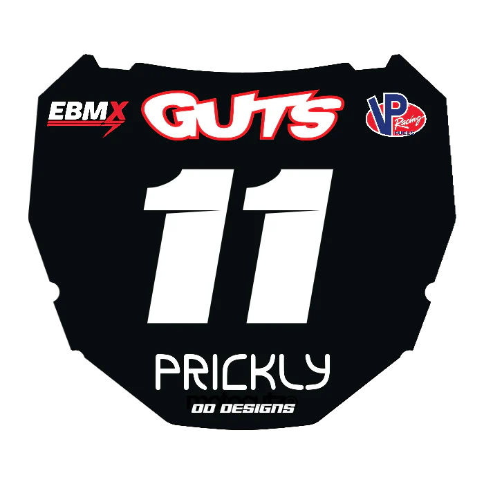 CUSTOM ODI NUMBER PLATE DECAL
