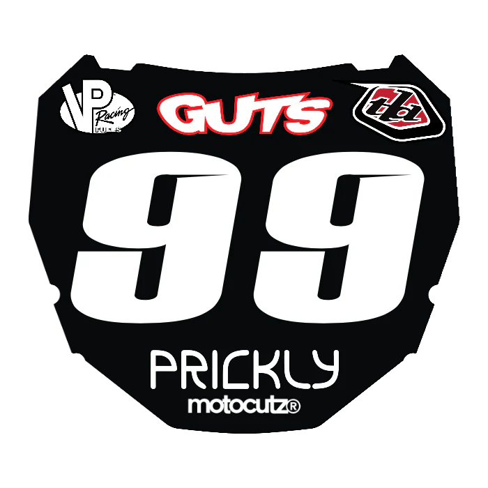 CUSTOM ODI NUMBER PLATE DECAL