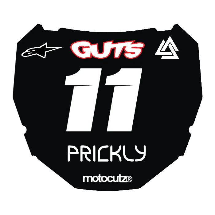 CUSTOM ODI NUMBER PLATE DECAL