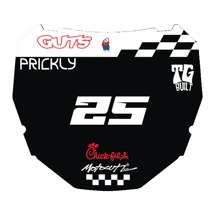 CUSTOM ODI NUMBER PLATE DECAL