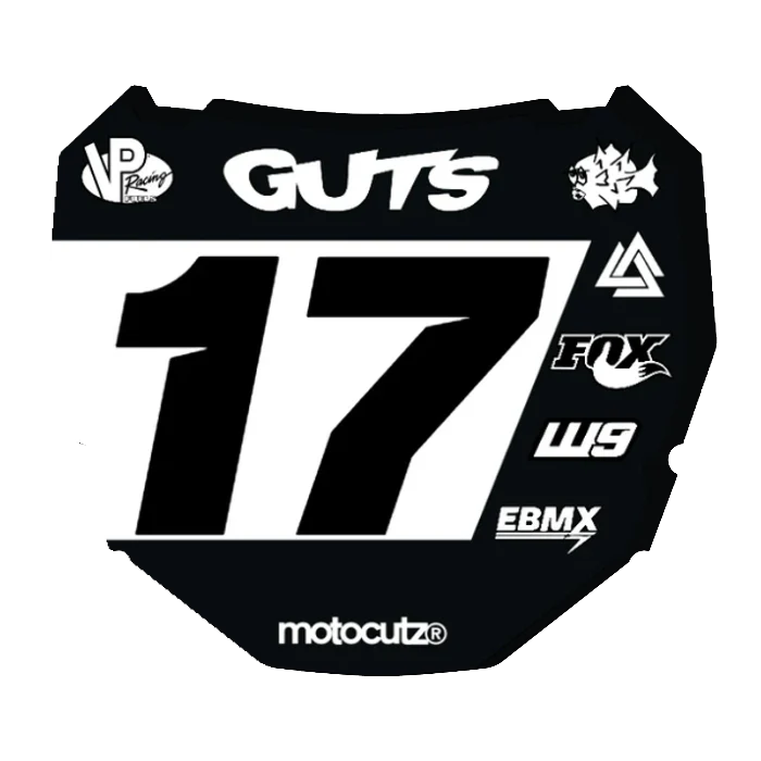 CUSTOM ODI NUMBER PLATE DECAL