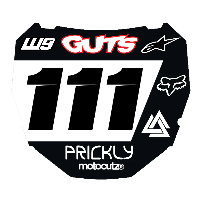 CUSTOM ODI NUMBER PLATE DECAL