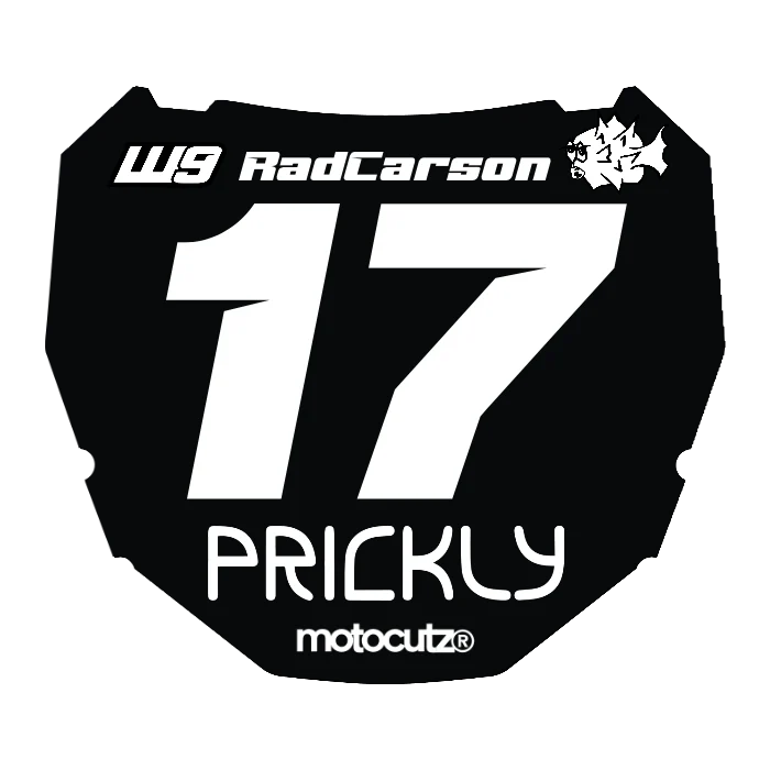 CUSTOM ODI NUMBER PLATE DECAL