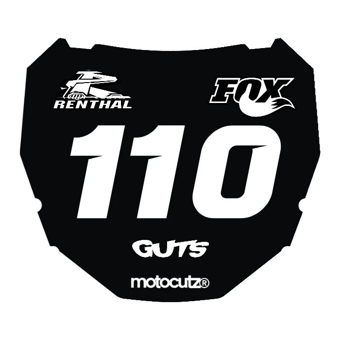 CUSTOM ODI NUMBER PLATE DECAL