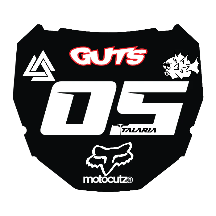 CUSTOM ODI NUMBER PLATE DECAL