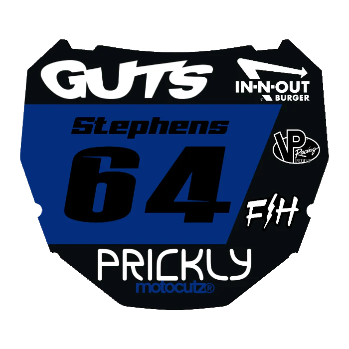 CUSTOM ODI NUMBER PLATE DECAL