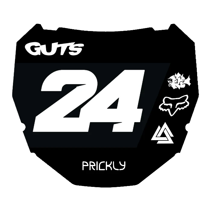 CUSTOM ODI NUMBER PLATE DECAL