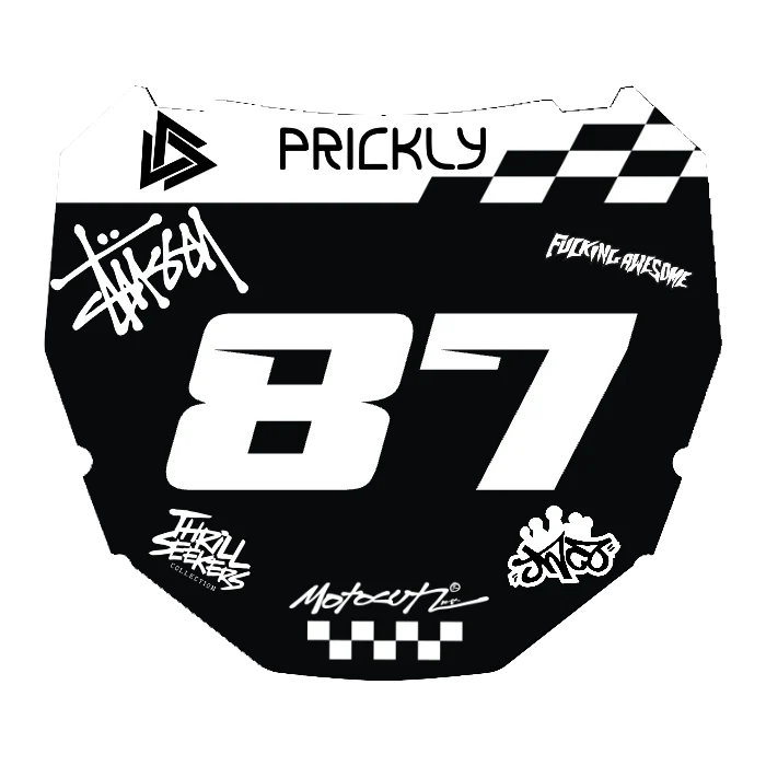 CUSTOM ODI NUMBER PLATE DECAL
