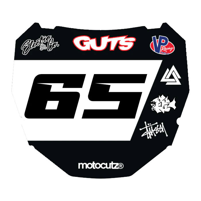 CUSTOM ODI NUMBER PLATE DECAL