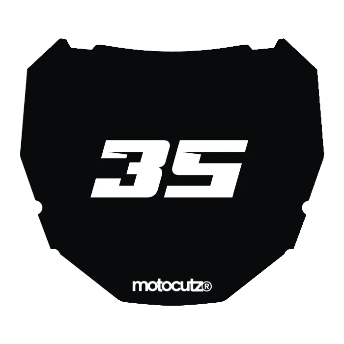 CUSTOM ODI NUMBER PLATE DECAL