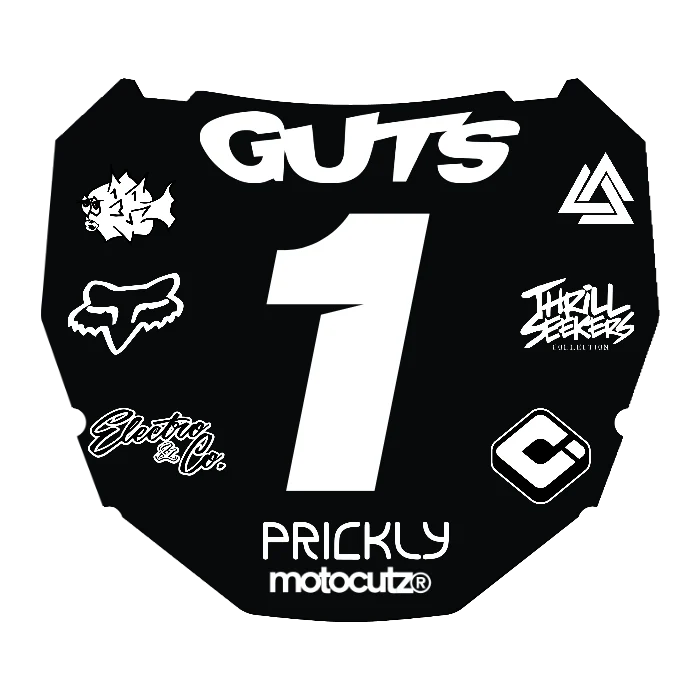 CUSTOM ODI NUMBER PLATE DECAL