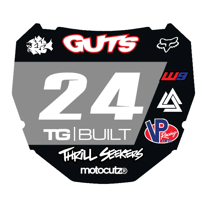 CUSTOM ODI NUMBER PLATE DECAL