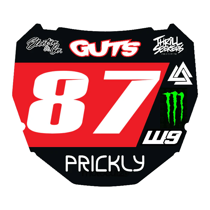 CUSTOM ODI NUMBER PLATE DECAL
