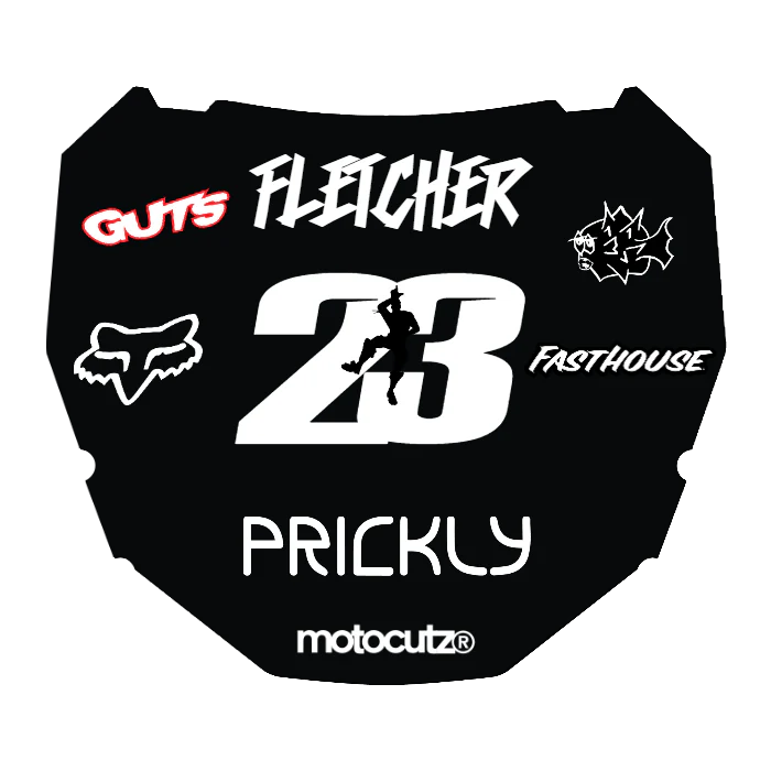 CUSTOM ODI NUMBER PLATE DECAL