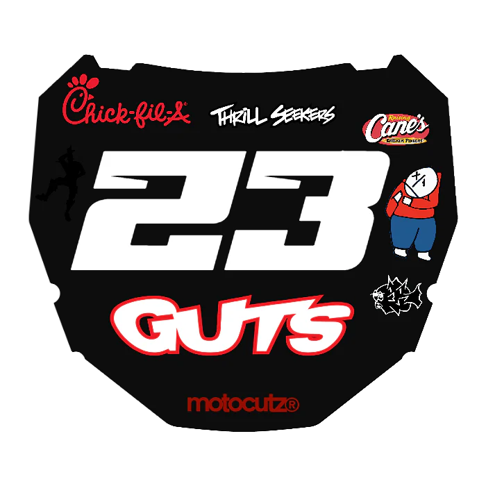 CUSTOM ODI NUMBER PLATE DECAL
