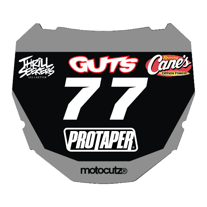 CUSTOM ODI NUMBER PLATE DECAL
