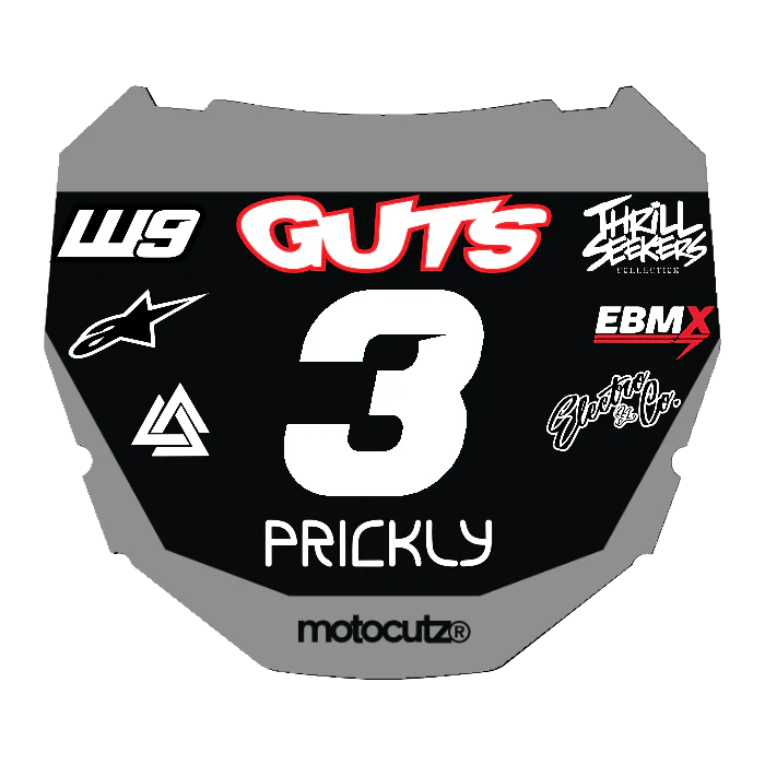 CUSTOM ODI NUMBER PLATE DECAL
