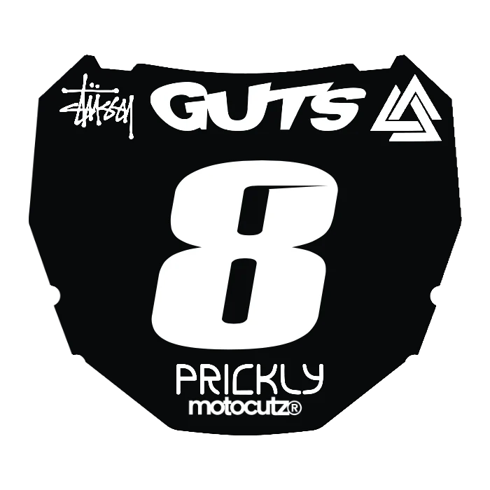 CUSTOM ODI NUMBER PLATE DECAL