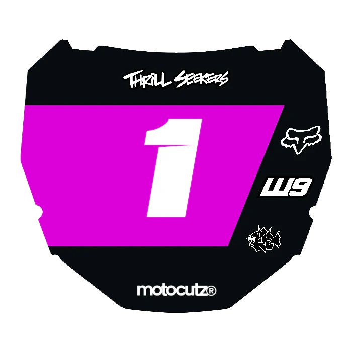 CUSTOM ODI NUMBER PLATE DECAL
