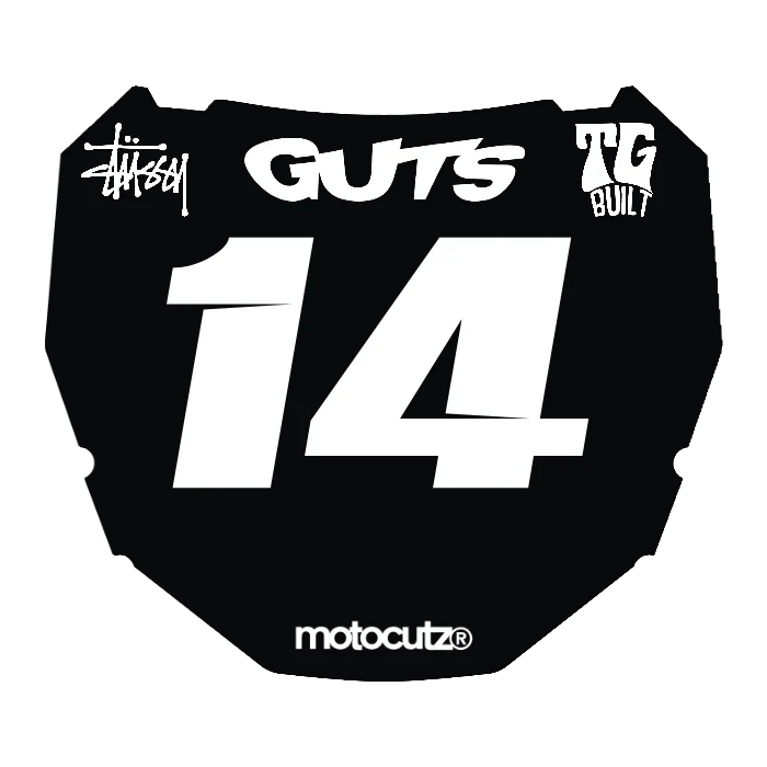 CUSTOM ODI NUMBER PLATE DECAL