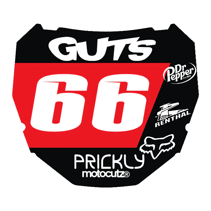 CUSTOM ODI NUMBER PLATE DECAL
