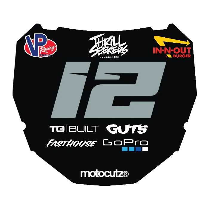 CUSTOM ODI NUMBER PLATE DECAL
