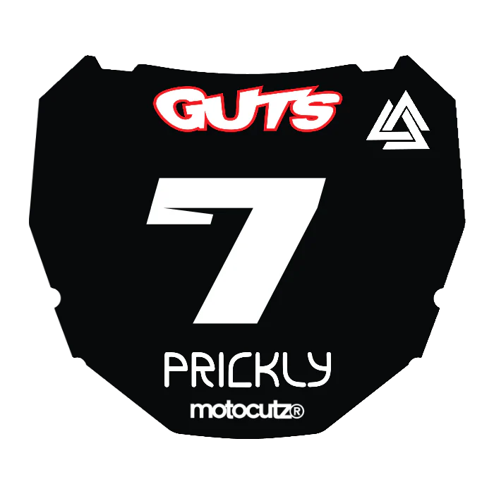 CUSTOM ODI NUMBER PLATE DECAL